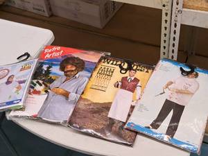 lot 1215 image: Lot of (4) One Size to 44 Mens Costumes