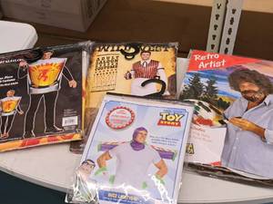 lot 1218 image: Lot of (4) One Size to 44 Mens Costumes