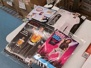 lot 1221 image: Lot of (4) One Size to 44 Mens Costumes