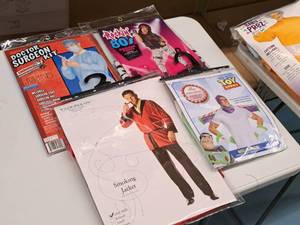lot 1222 image: Lot of (4) One Size to 44 Mens Costumes