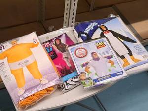 lot 1224 image: Lot of (4) One Size to 44 Mens Costumes