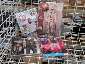 lot 1228 image: Lot of (4) One Size to 44 Mens Costumes