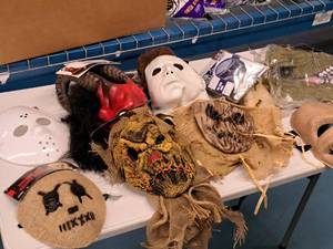 lot 1249 image: Lot of (10) Assorted Masks