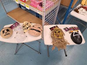lot 1255 image: Lot of (10) Assorted Masks