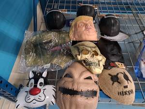 lot 1258 image: Lot of (10) Assorted Masks
