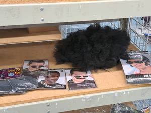 lot 1289 image: (2) Wigs, (3) Mustache, (3) Synthetic Hair
