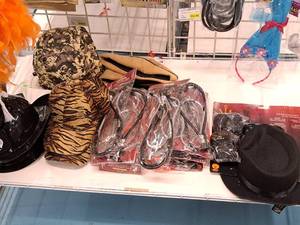 lot 1323 image: Assorted Costume Supplies - Hats, Stethoscopes