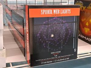lot 1326 image: Lot of (5 Boxes) Halloween Lights - Spider Webs