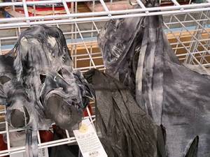 lot 1347 image: Lot of (2) l Hanging Halloween Dcor Props -