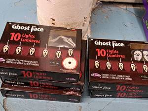 lot 1370 image: Lot of (5 Boxes) Ghost Face String Lights
