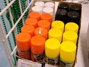 lot 1383 image: Lot of (22 Cans) Costume Hair Spray