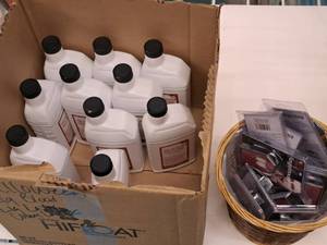 lot 1392 image: (11) Bottles of Liquid Blood, (12) Baskets of Fangs