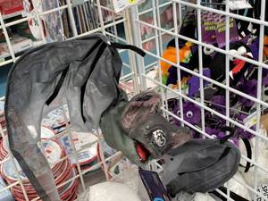lot 1412 image: Lot of (1) l Hanging Halloween Dcor Props - Bat