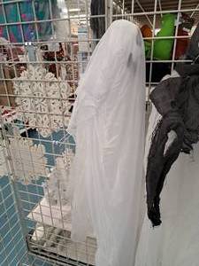 lot 1423 image: Lot of (1) l Hanging Halloween Dcor Props - Ghost