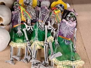 lot 1428A image: Lot of (6) Skeletons