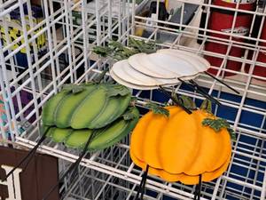 lot 1471 image: Lot of (7) Squash theme Metal Signs