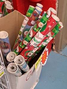 lot 1502 image: Lot of (19 Rolls) Assorted Gift Wrap Paper