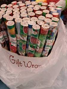 lot 1507 image: Lot of (55 Rolls) Assorted Gift Wrap Paper