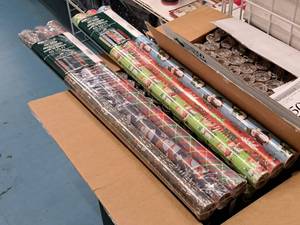 lot 1508 image: Lot of (24 Packs) Assorted Gift Wrap Paper 3-count ( 72 Total Items )