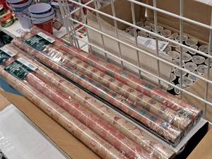 lot 1509 image: Lot of (23 Pack) Assorted Gift Wrap Paper 3-count ( 69 Total Items )