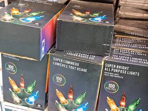 lot 1538 image: Lot of (17 Boxes) Super Bright All-Purpose Lights Multi-Color 100-pcs