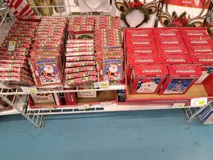 lot 1576 image: Assorted Christmas Cards and Tins