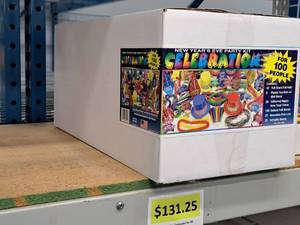 lot 1706 image: Lot of (1) 100-person New Years Eve Party Kit - Celebration
