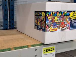 lot 1707 image: Lot of (1) 100-person New Years Eve Party Kit - Celebration