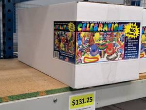 lot 1709 image: Lot of (1) 100-person New Years Eve Party Kit - Celebration