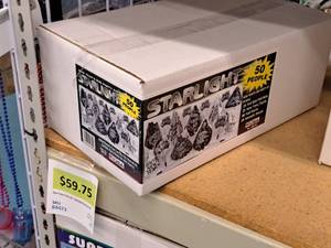 lot 1714 image: Lot of (1) 50-person New Years Eve Party Kit - Starlight