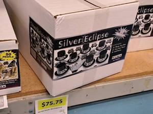 lot 1722 image: Lot of (1) 50-person New Years Eve Party Kit - Silver Eclipse