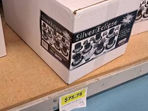 lot 1726 image: Lot of (1) 50-person New Years Eve Party Kit - Silver Eclipse