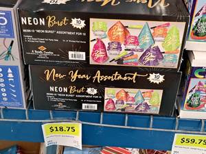 lot 1695 image: Lot of (2) 10-person New Years Eve Party Kit - Neon Burst
