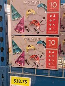 lot 1671 image: Lot of (2) 10-person New Years Eve Party Kit
