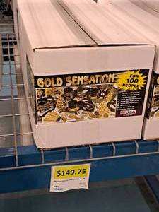 lot 1678 image: Lot of (1) 100-person New Years Eve Party Kit - Gold Sensation