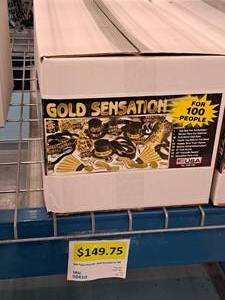lot 1679 image: Lot of (1) 100-person New Years Eve Party Kit - Gold Sensation
