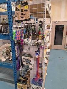 lot 1741 image: Assorted New Years Dcor & Party Accessories - Necklaces, Horns, Clappers, Fluffy Dcor