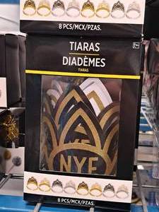lot 1744 image: Lot of (9 Boxes) New Years Eve Tiaras 8-count ( 72 total items )