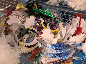 lot 1769 image: Lot of (75) Assorted Happy New Year Party Tiaras (Multi-colored)