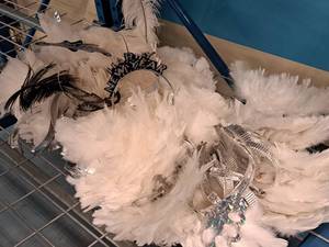 lot 1770 image: Lot of (40) Assorted Happy New Year Party Tiaras (Feathered)
