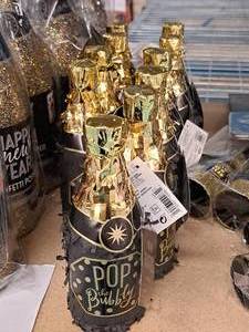 lot 1779 image: Lot of (10) New Years Party Confetti Popper Mini Bottles