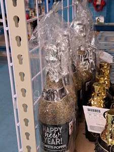 lot 1778 image: Lot of (6) New Years Party Confetti Popper Bottles