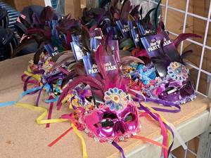 lot 1789 image: Lot of (44) Assorted New Years Eve Party Masks