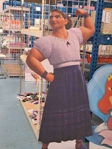 lot 1830 image: Disney Encanto Life-Size Cardboard Stand-up - Luisha