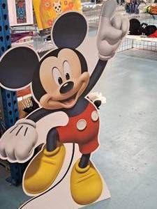 lot 1837 image: Cardboard Stand-up - Mickey Mouse
