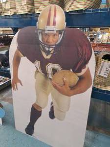 lot 1832 image: Cardboard Stand-up - Football Player