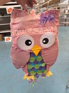 lot 1816 image: Lot of (1) Owl Pinata