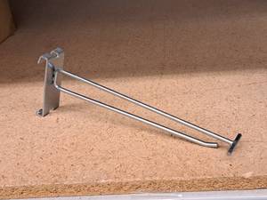 lot 483 image: Lot of (50) 8 Grid Wall Peg Hooks