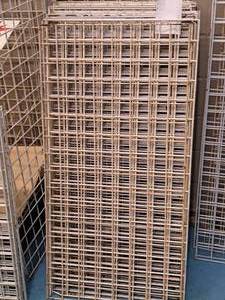lot 522 image: Lot of (9) Grid Wall Panels 24x48