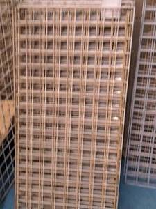 lot 523 image: Lot of (10) Grid Wall Panels 24x48